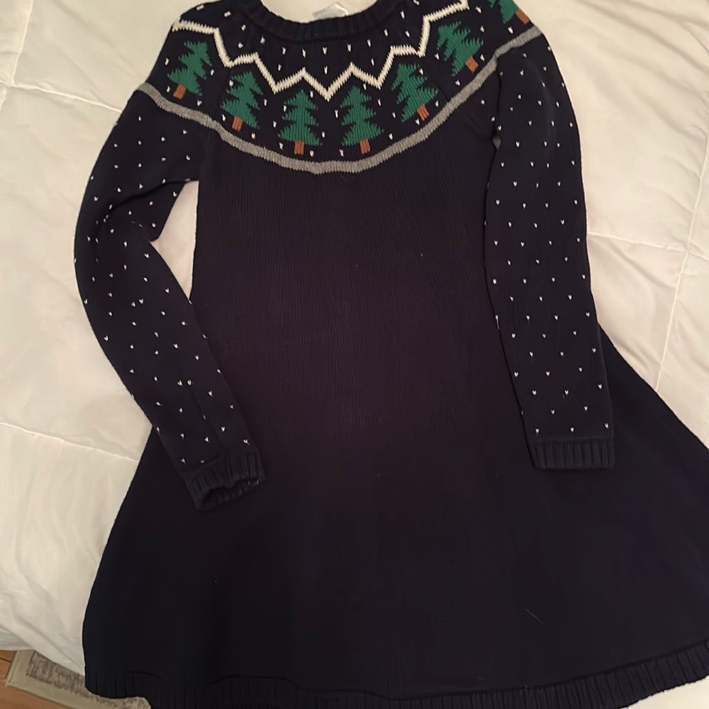 Holiday sweater dress.